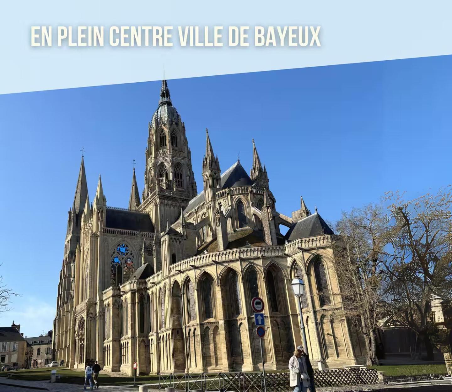 Les Remparts Apt Spacieux 1 Er Etage Renove Joliment Decore Bien Equipe Plein Centre Bayeux Proche Plages Du Debarquement Parking Gratuit A Proximite Dış mekan fotoğraf